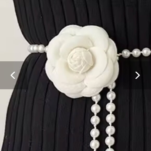 NWT Camelia necklace brooch Chain belt - Picture 7 of 10